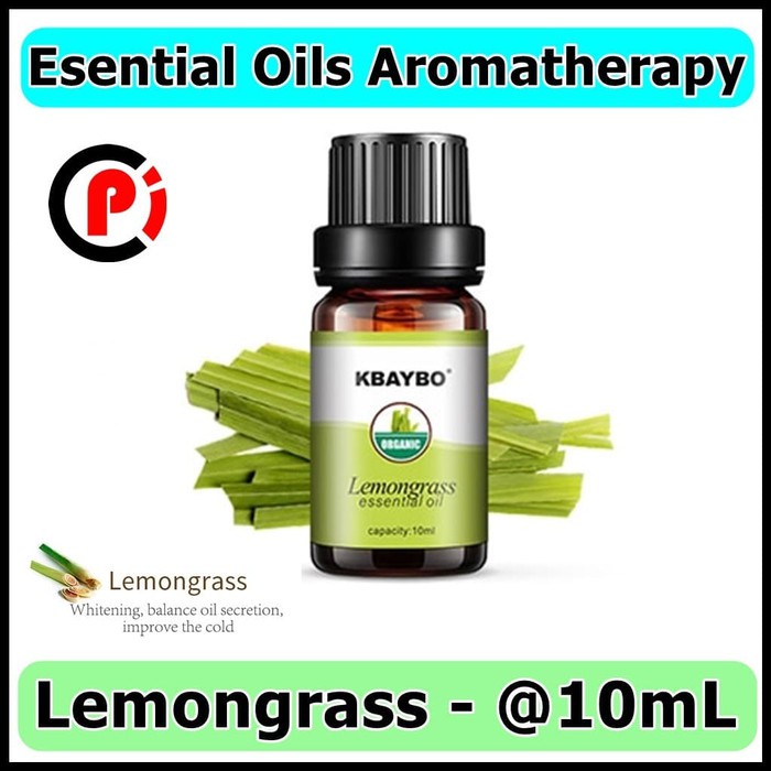 Kbaybo Pure Essential Oils Aromatherapy Diffusers 10ml Lemongrass