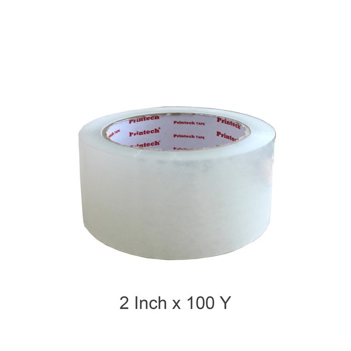 LAKBAN BENING 48 MM 100 YARD - PRINTECH - OPP TAPE ISOLASI SOLASI SOLATIP LENGKET