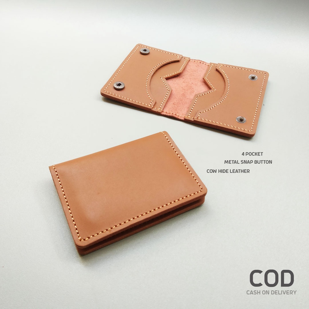 Dompet Kartu Kulit Asli Card Holder Promo Unisex