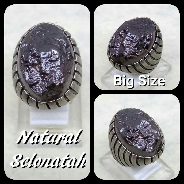 CINCIN BATU AKIK NATURAL SELONATAH / SELONATA GAJAH MADA ASLI DARI PATI HIGH QUALITY HARGA KAKI LIMA