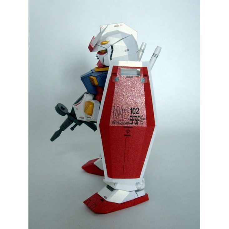 DIY Papercraft Pola Gundam SD RX78-2 Ver 2 Jasmine Paper