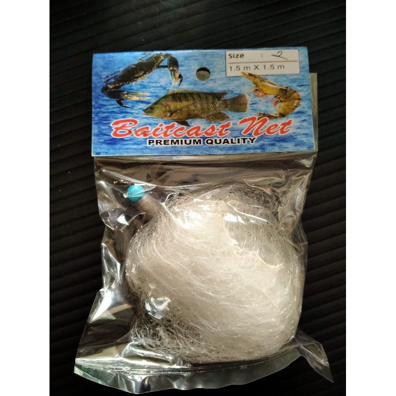 Pancing jaring Bom Net 1.5m dan 2m uk 2 3