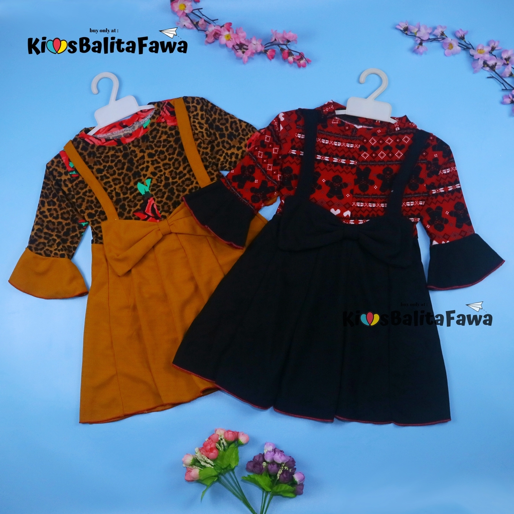 CL Pakaian IMPORT Gaun Anak Umur 4, 5, 6 Tahun Dres Lengan Panjang Anak Cewe Baju Gaun Pesta Adem Mu