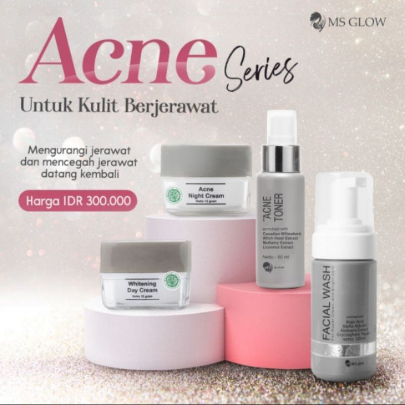 Paket Acne Ms Glow | Ms Glow Acne Series