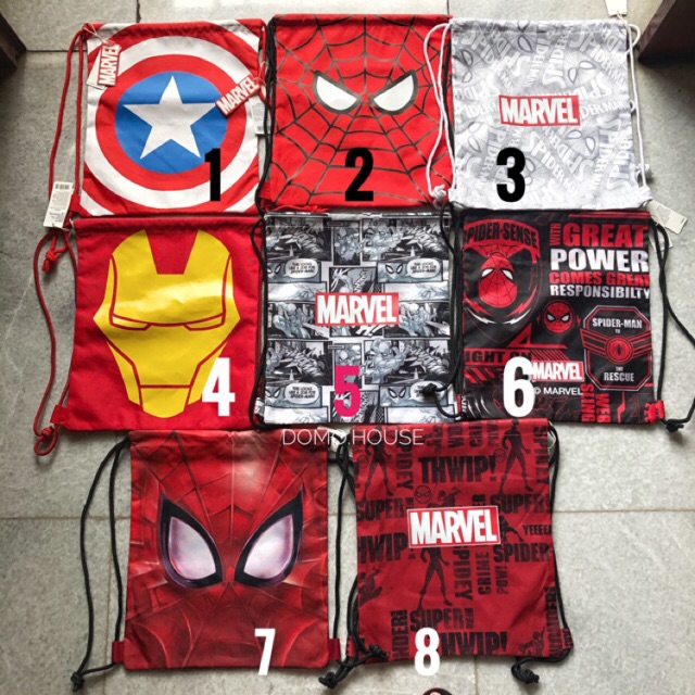 MINISO MARVEL DRAWSTRING BAG / TAS SERUT PUNGGUNG MARVEL