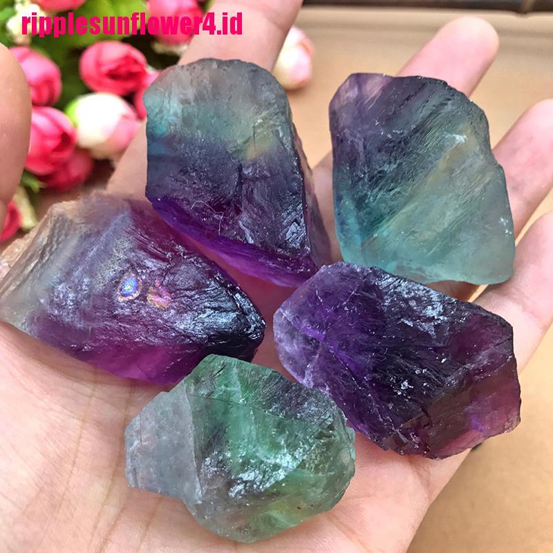 Bola Kristal Fluorit Quartz Alami Untuk Penyembuhan