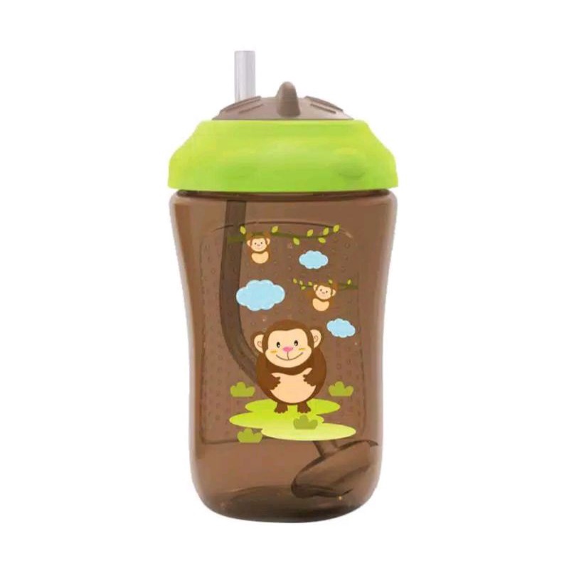 Babysafe weighted straw cup 300ml FS405 / Botol minum 300ml