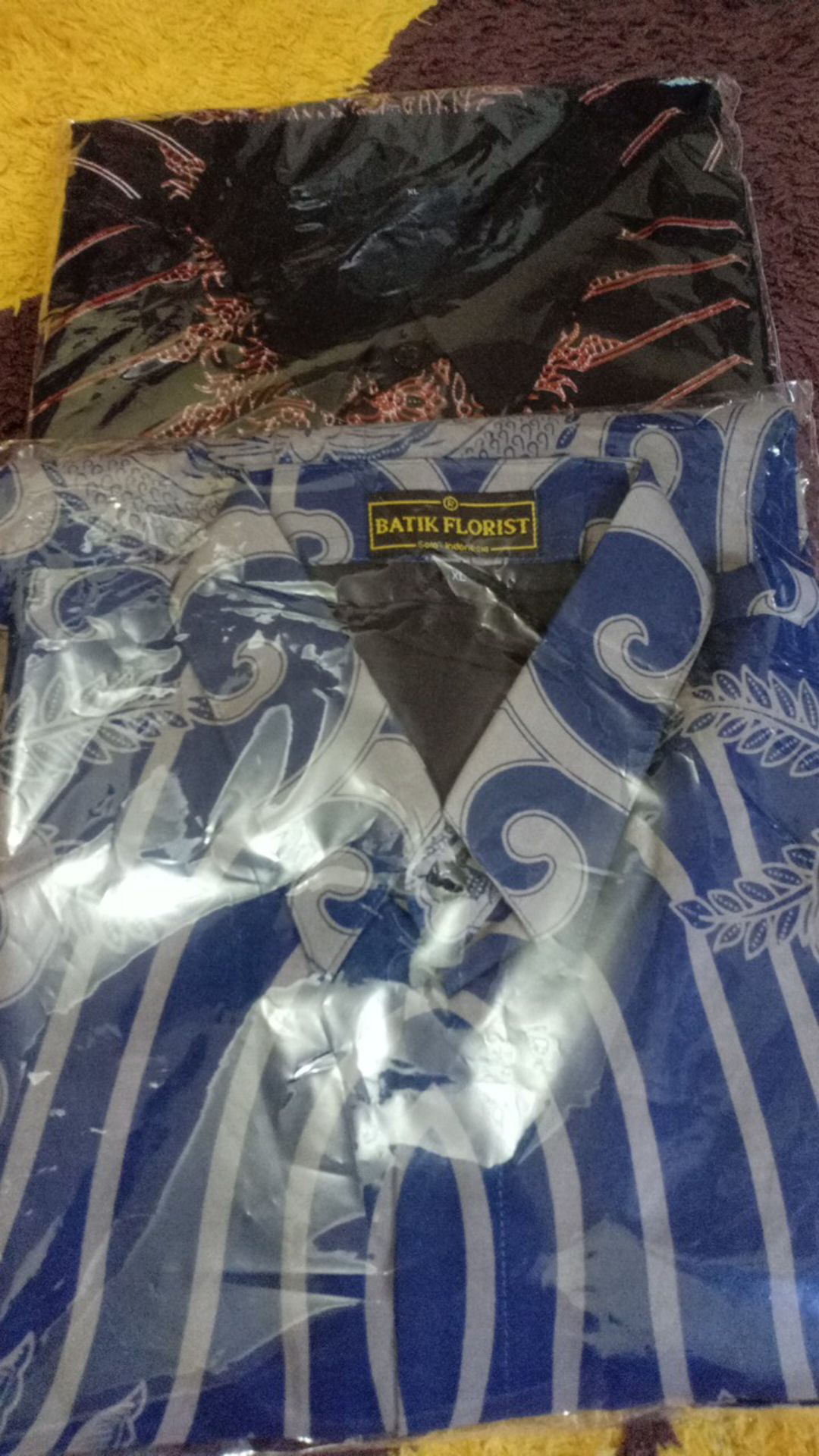 Kamandanu Blue Kemeja Batik Pria Full Furing Katun Primisima