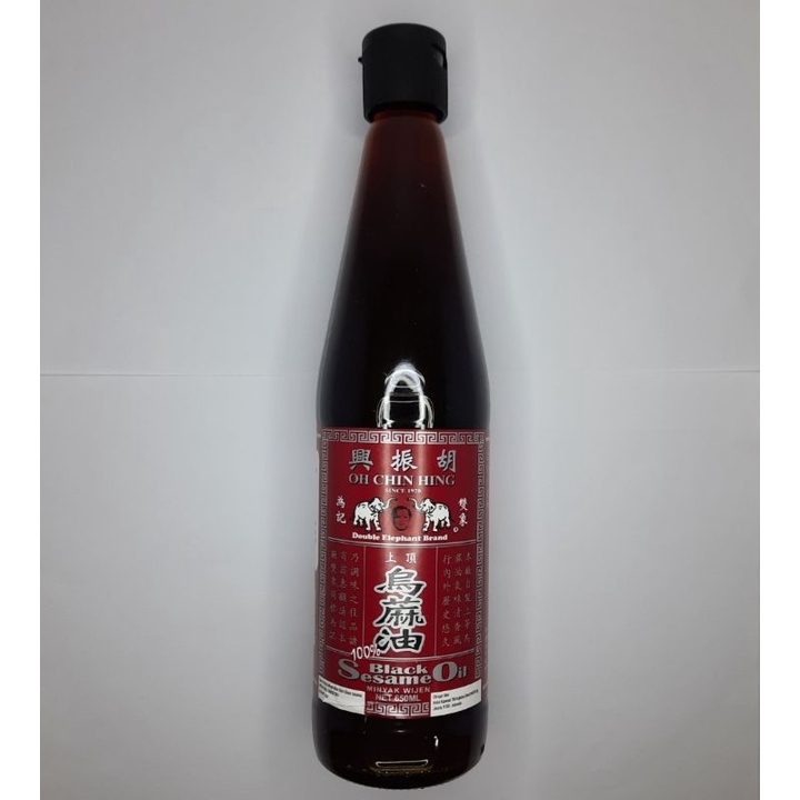 

Oh Chin Hing Black Sesame Oil / Minyak Wijen Hitam Cap Gajah // 650ml