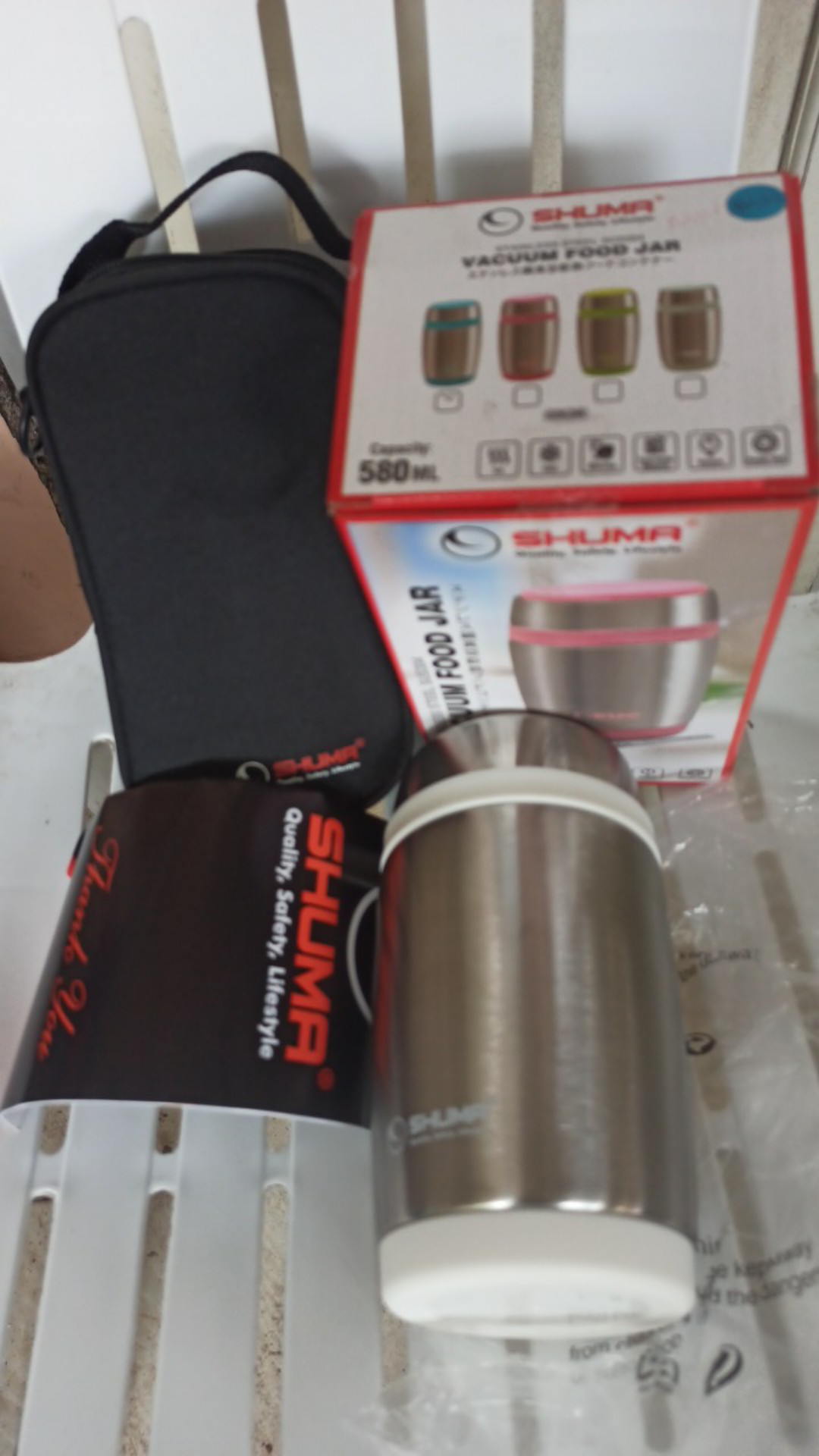 Shuma Vacuum Food Jar Thermos 580ml Rantang Makanan Termos Stainless