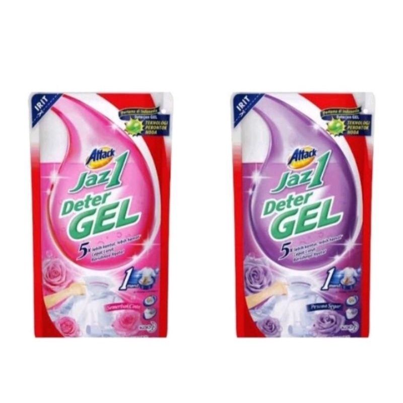 Attack Jaz1 Detergen Gel DeterGel 750gr Detergen Cair Bentuk Gel Jaz 1 Jazz1 Jazz 1