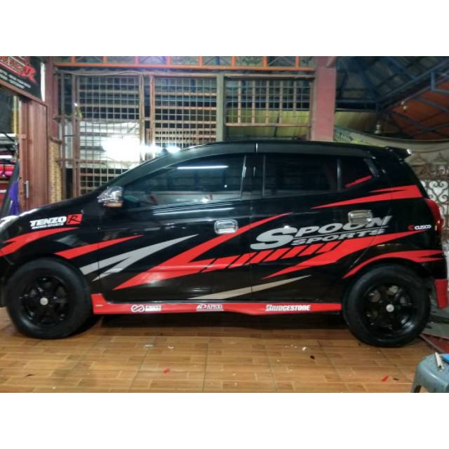 Stiker Mobil Calya Toyota Yariz Honda Jazz Honda Brio Stiker Mobil