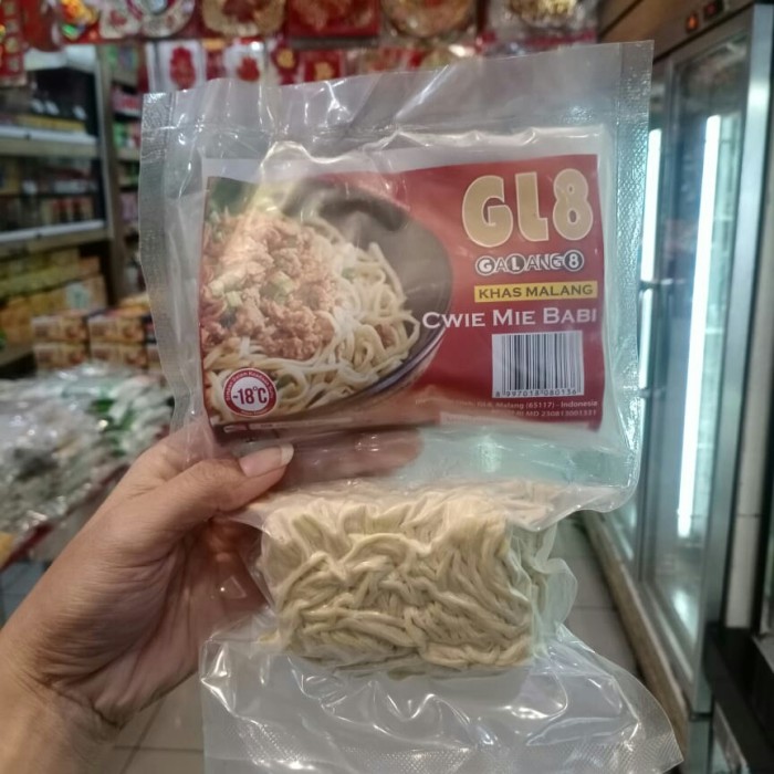 

mie bakmie cwiemie GL8 malang galang 8 isi 2 porsi non halal frozen