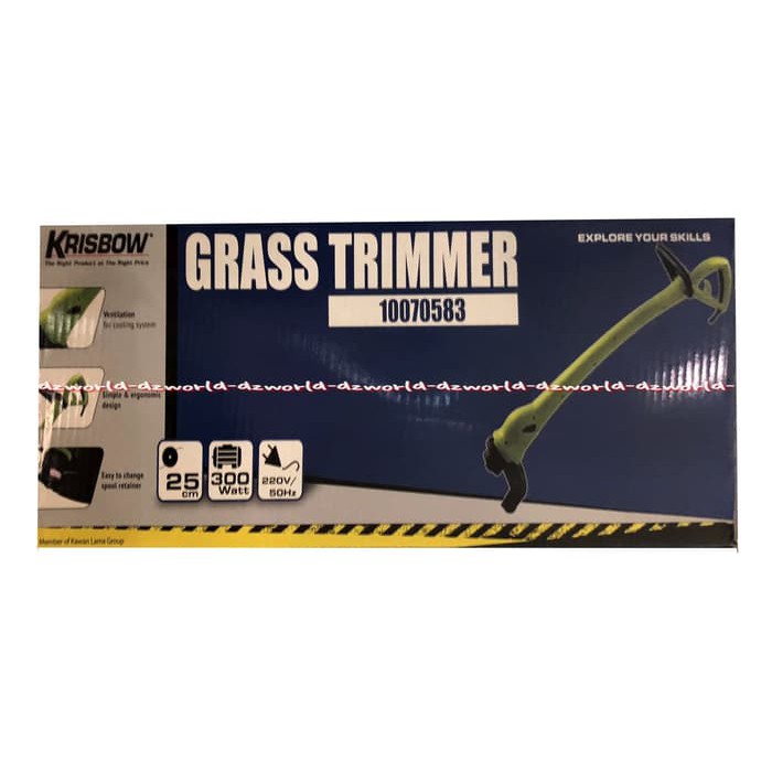 dzw3231 Krisbow Grass Trimmer Alat Potong Rumput Listrik Mesin Potong Rumput
