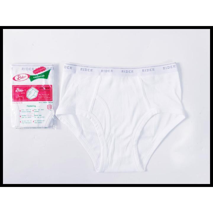 MURAH MERIAH CELANA DALAM PRIA RIDER UKURAN 38 40 42 - PUTIH, 38 !!!