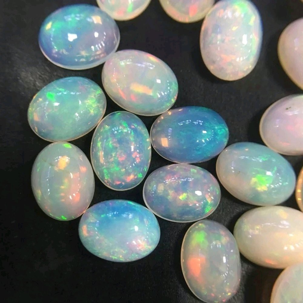 BATU PERMATA NATURAL KALIMAYA WHITE OPAL LOSTONE FULL JARONG