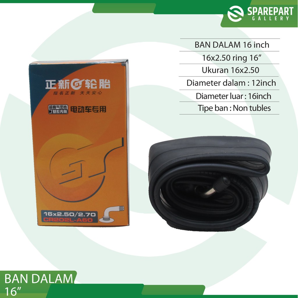 Ban dalan 16&quot; (16x2.50) ring 16inch sepeda listrik