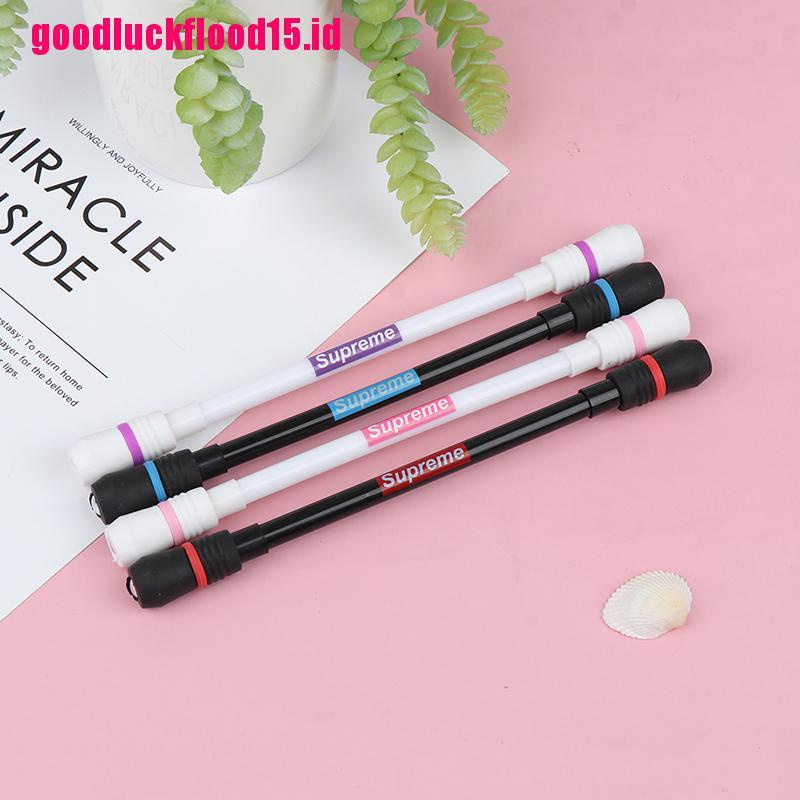 (LUCKID) Pulpen Gel Kreatif Dapat Berputar Untuk Pelajar