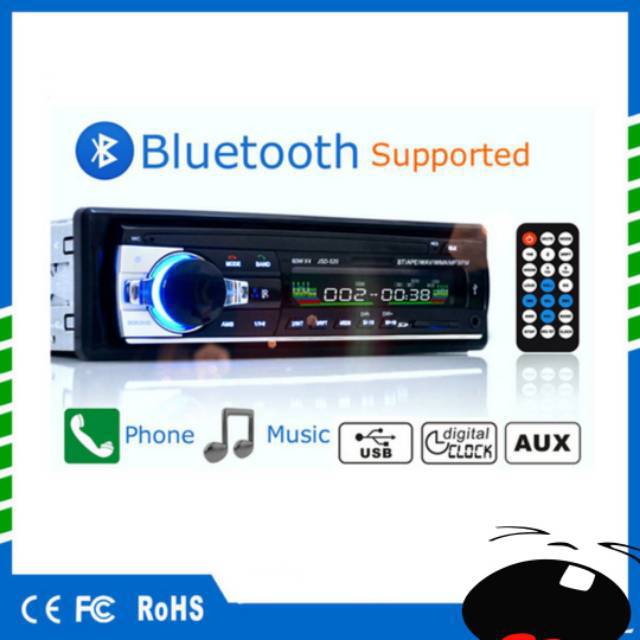 Tape Audio Mobil Multifungsi Bluetooth USB MP3 FM Radio Single Din Head Unit