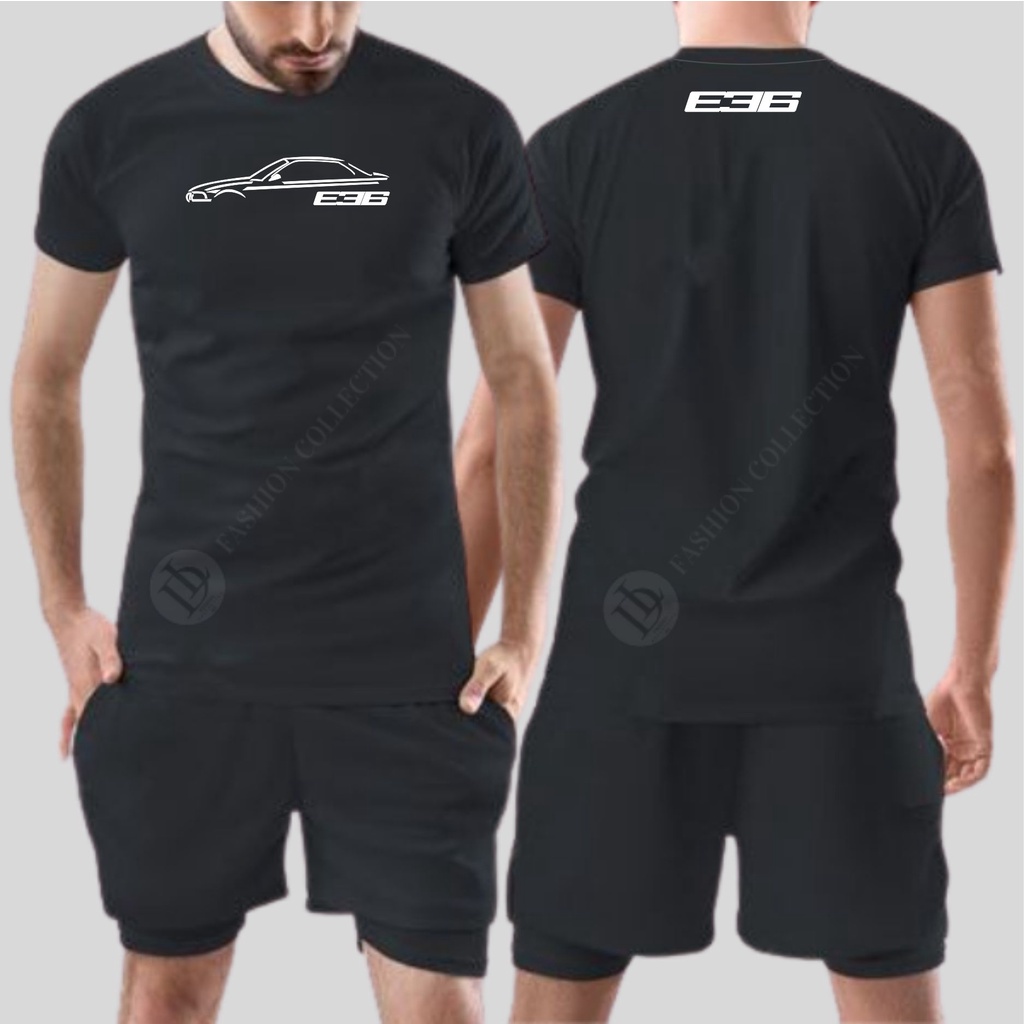 Kaos Pria Distro Mobil BMW E36 Side / Kaos Kata-Kata / Baju Pria / Baju Wanita / Kaos Pria Dan Kaos 