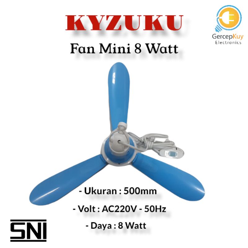 Fan Mini Kipas angin gantung 8W / Fan mini 8W KYZUKU