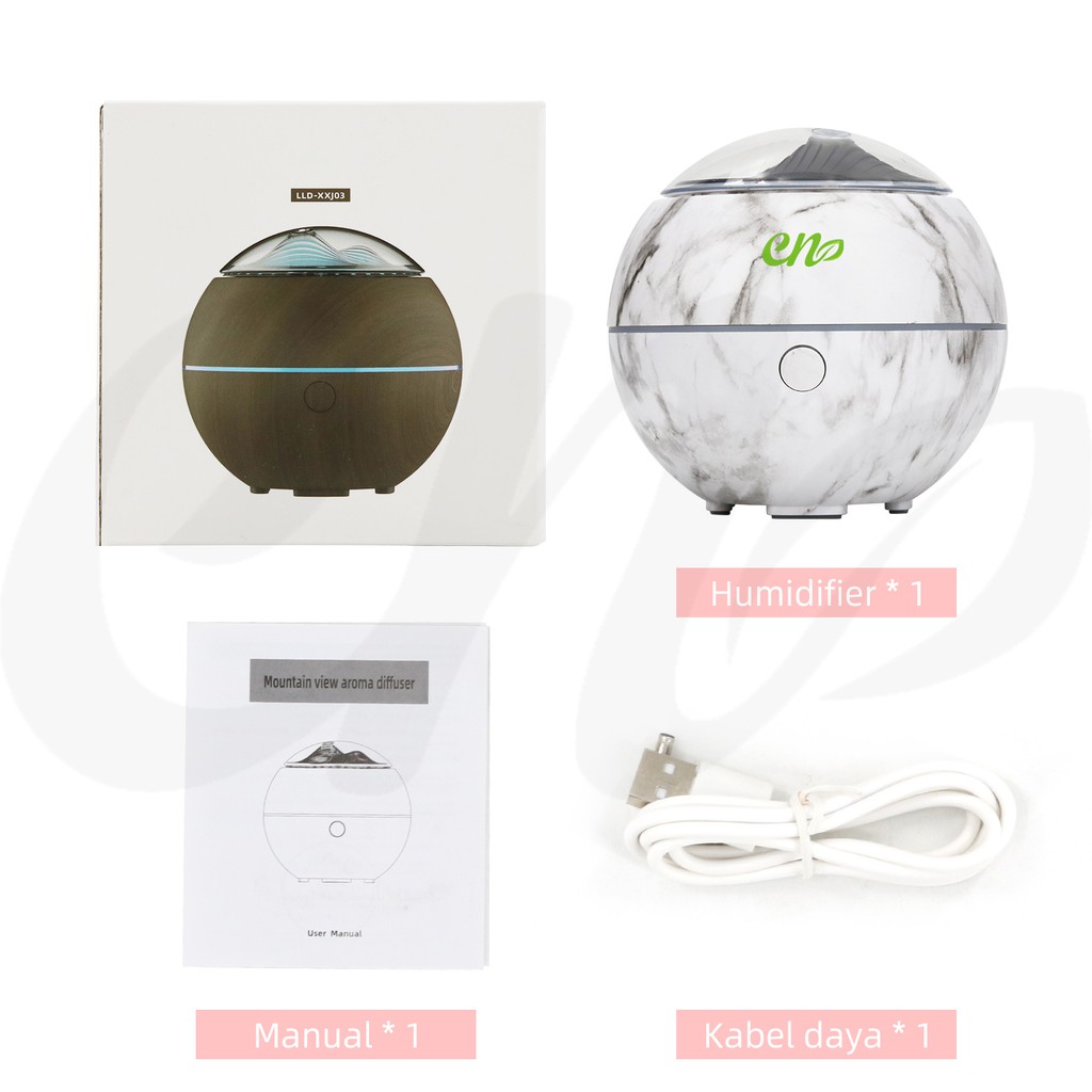 [endear]100% ORI Aroma Diffuser 150ML Aromaterapi Difuser Dengan-6