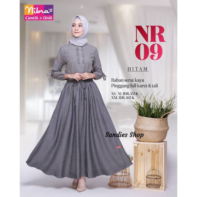 Rok Nibras NR 09 / Nibras Rok NR 09 / Rok Polos Wanita Nibras NR 09