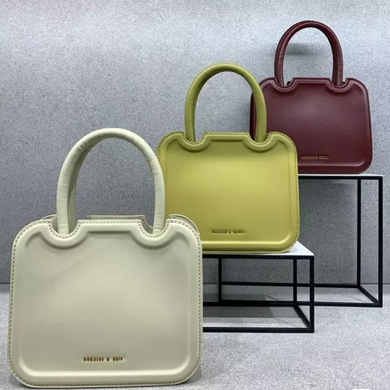 4.4 SALE | CK Double Handle Sculptural Tote Bag