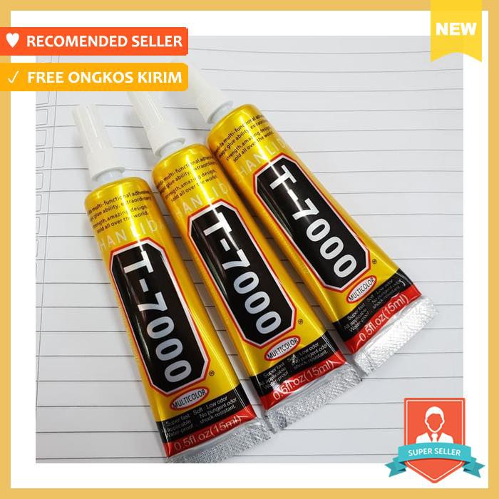 Lem t 7000 perekat lcd 15ml - komponen handphone - spare part handphone