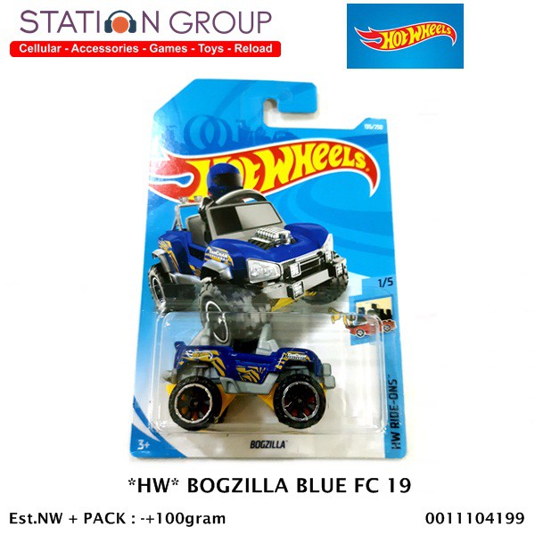 HOT WHEELS BOGZILLA BLUE FC 19