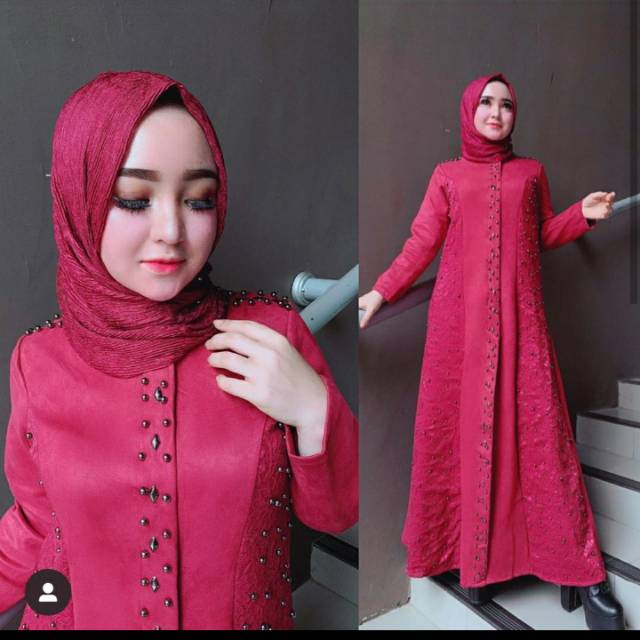 Gamis suede import