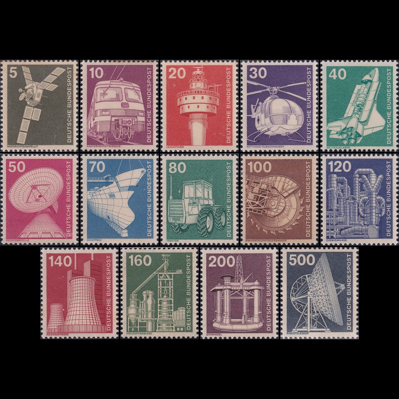 

Prangko Germany 1975 - Industry and Tecnic