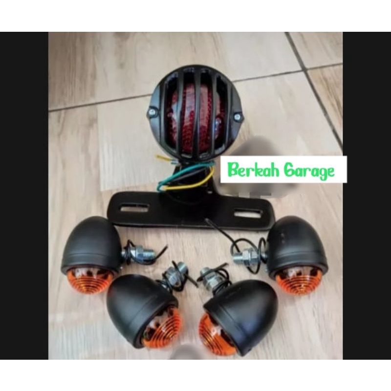 Paket Lampu Stop Belakang Japstyle Set Sen Depan Belakang Gl Tiger Scorpio Byson Tunder