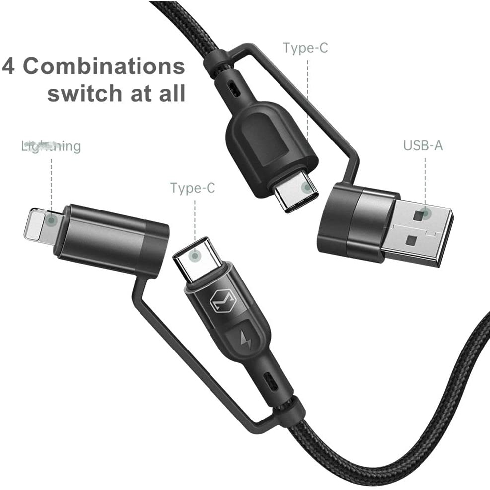 MCDODO CA-8070 KABEL CHARGER DATA TYPE C IPHONE LIGHTNING 3A PD 60W Fast Charging