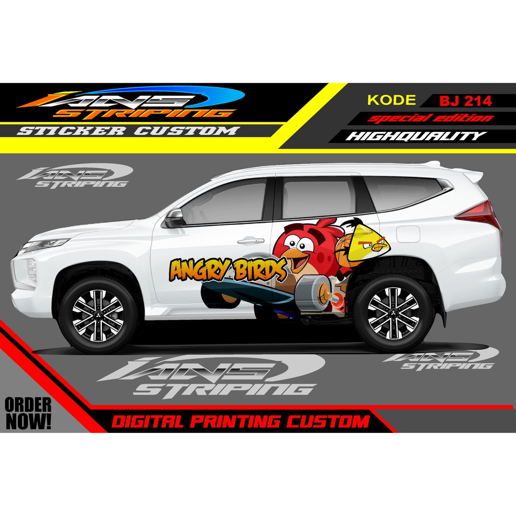 STICKER MOBIL PAJERO SPORT, PAJERO, INNOVA