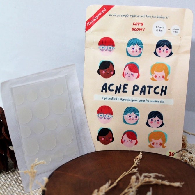 HYDROCOLLOID ACNE PIMPLE PATCH TRANSPARAN LETSGLOWBEAUTE