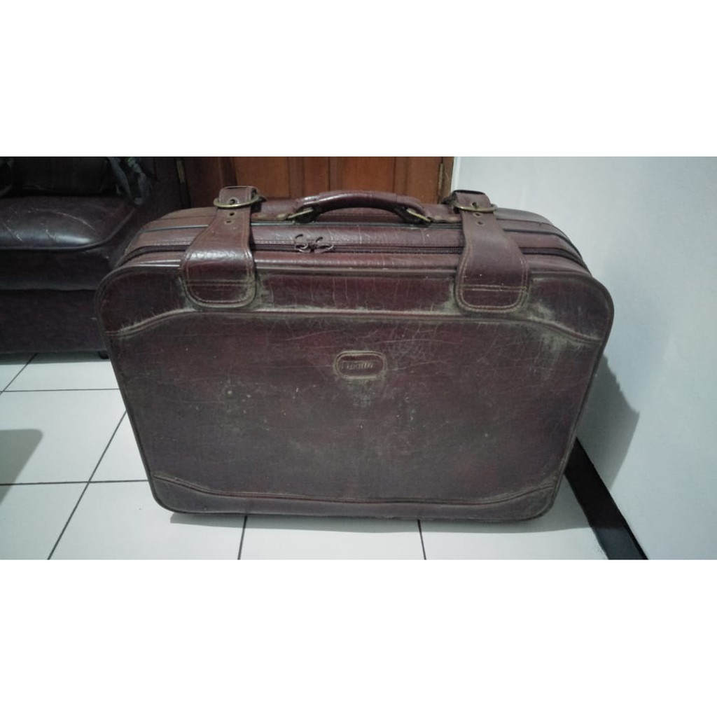 Jual Barang Antik Langka Koper Corolla Kulit Asli 100%