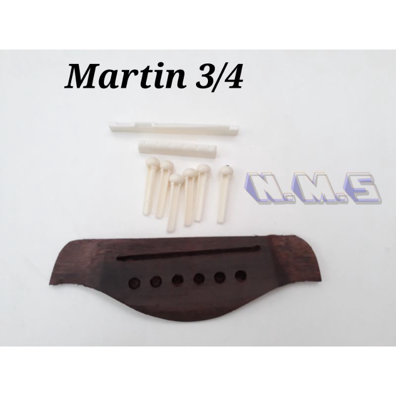 Bridge Gitar Knip Nut Saddle Akustik Apx Taylor Cort Martin Cole Clark