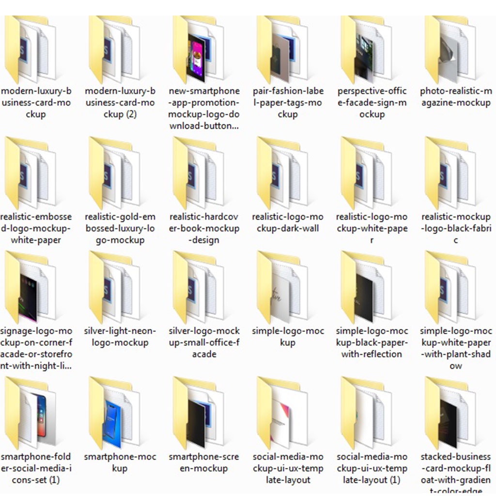 Paket Lengkap 17GB Template Desain Mockup Lengkap Photoshop Psd Siap Edit
