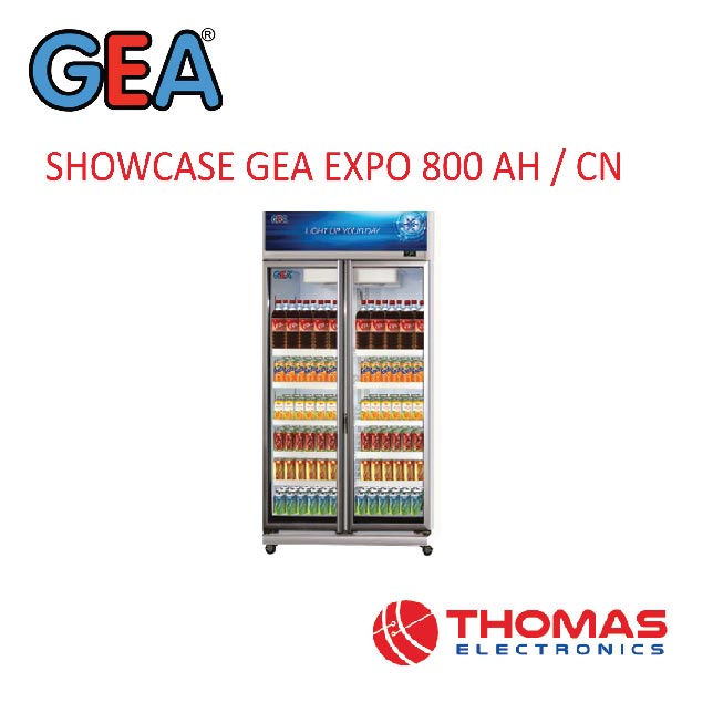 Gea Showcase 2 PINTU Expo 800 AH/CN / SHOWCASE GEA DISPLAY COOLER GARANSI RESMI
