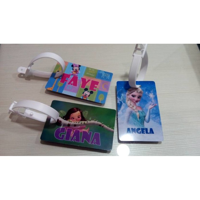 

custom bag tag / luggage tag / id card / Label Tas / Bag Label