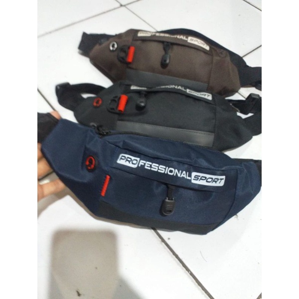 WAISTBAG PRIA PROFESIONAL/TAS PRIA SPORT/TAS PRIA ANTI AIR/WAISTBAG PROFESIONAL MURAH/x5