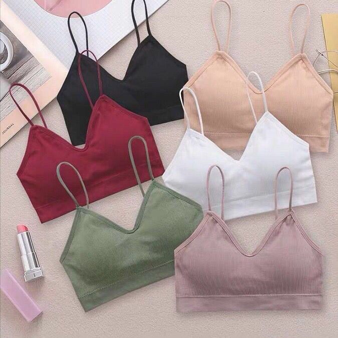 ❀ Chingu ❀ PW024 COD Bra Wanita Pakaian Dalam Sexy BH Tanpa Kawat Import Murah Surabaya