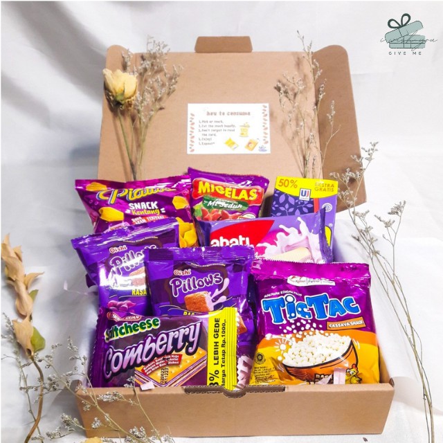 

PURPLE SNACK BOX HEMAT + EKONOMIS HADIAH ULTAH ACARA DLL