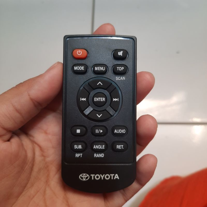 REMOTE REMOT TAPE MOBIL TOYOTA HITAM KECIL ORIGINAL ASLI