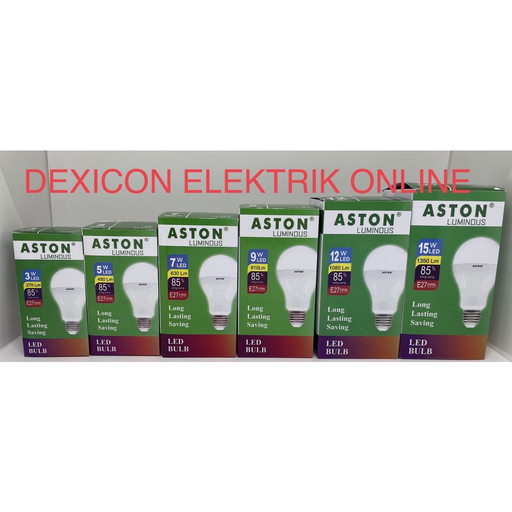 Bohlam LED ASTON/bohlam led terang/lampu led bulb/bohlam bulb/grosir bohlam led/lampu hemat energi/bohlam putih terang/jual bohlam murah