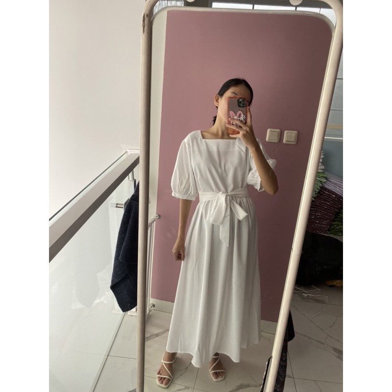 NABO - Disniy White Long Dress