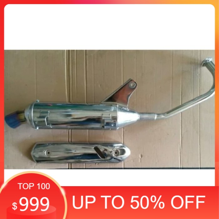 TERBARU knalpot standar racing chrome mio smile