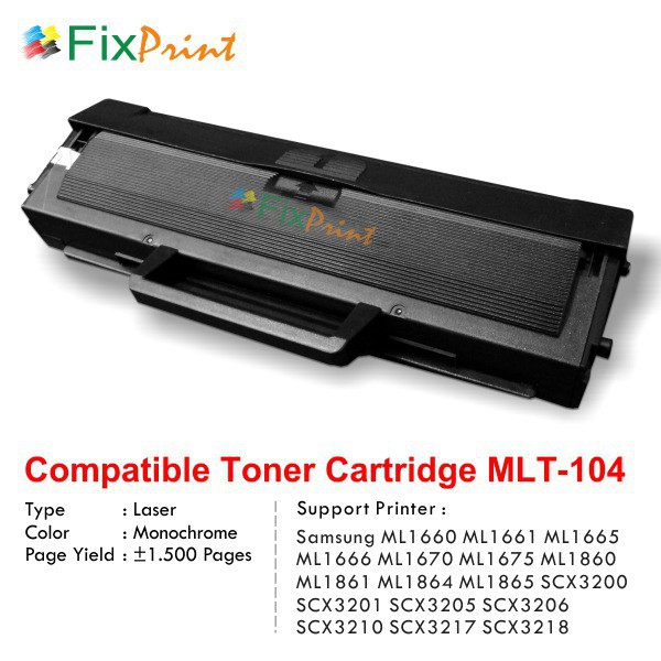 Cartridge Compatible Samsung MLT104 MLT-104 Printer SCX-3200 3201 3205 3205W 3206 3210 3217 3218