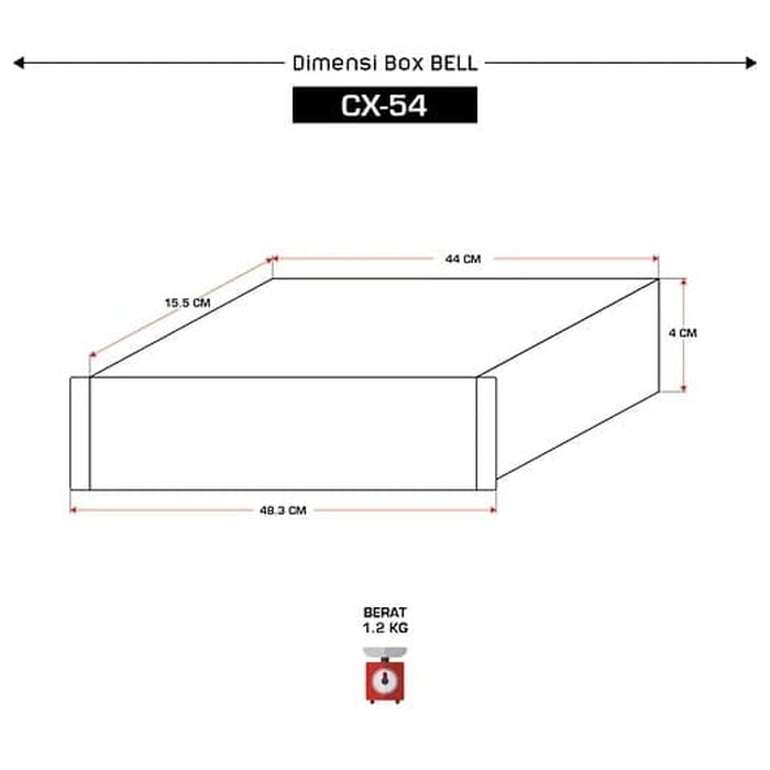 BOX BELL CX54 BOX PARAMETRIC CX54 BOX PARAMTRIK CX54 CX 54 BOX BELL BGR CX 54